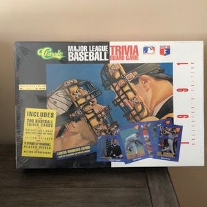 Classic MLB baseball Trivia Board Game LE 1991 new